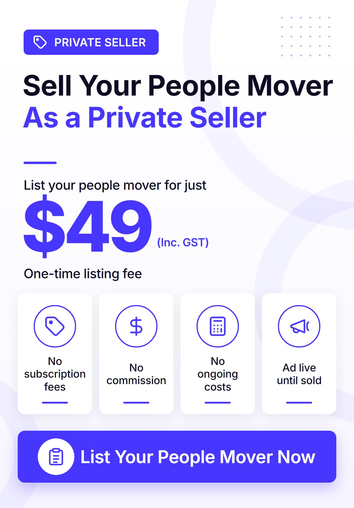 Sell My People Mover